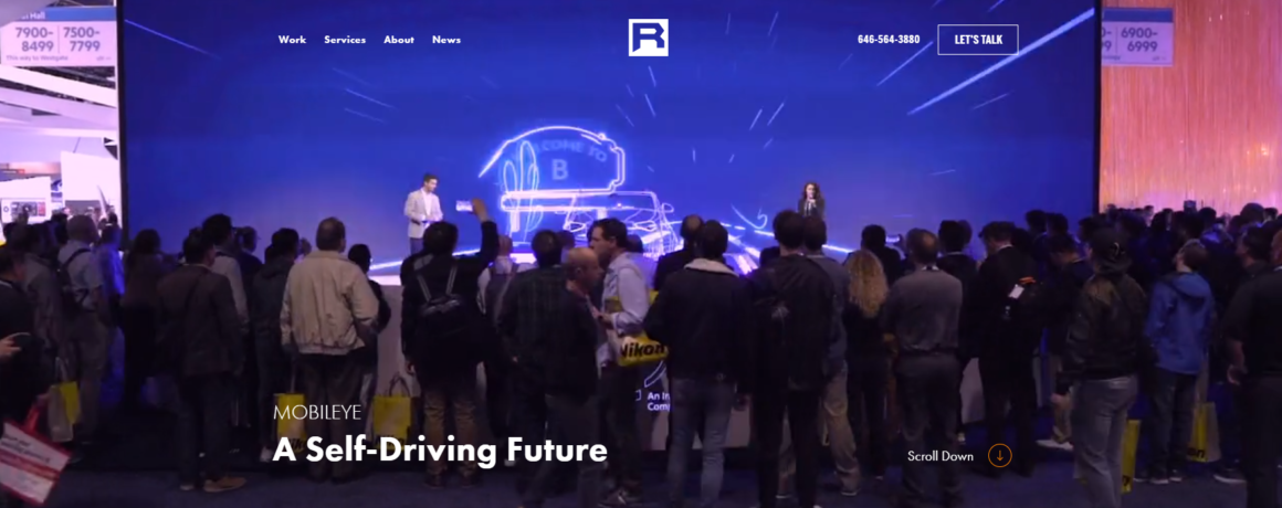 Mobileye CES Trade Show Exhibit